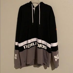 Black and Grey The Hundred hoodie